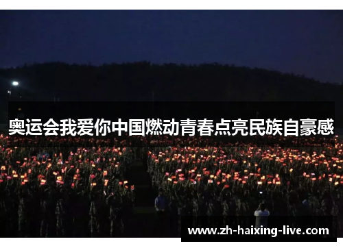 奥运会我爱你中国燃动青春点亮民族自豪感